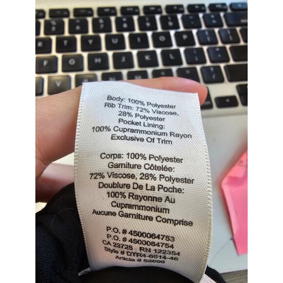 Wilfred Women's Elastic Waist Drawstring Jogger Pant Solid Black Size XS - Picture 4 of 5